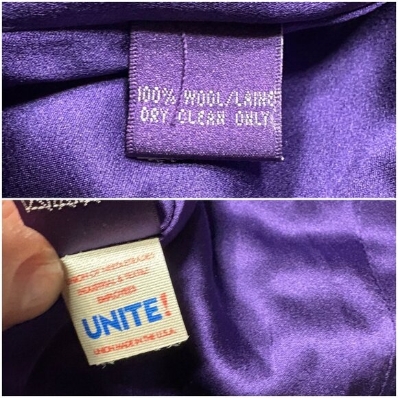 Ralph Lauren Collection double breasted blazer tuxedo jacket size 4 S wool Union - Picture 4 of 11